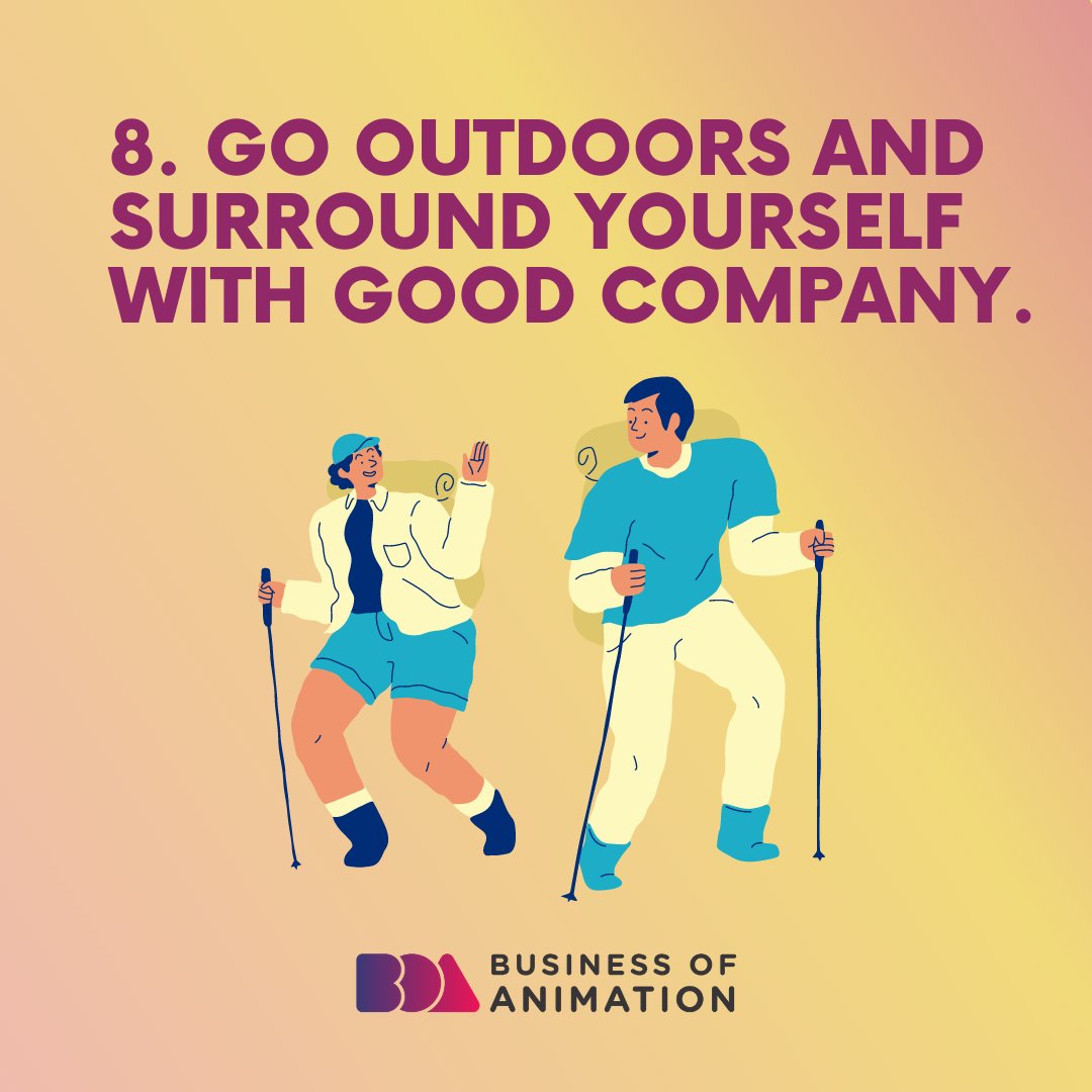 animationbiz's tweet image. 5. Set up a creative working environment.
6. Watch videos, films, or movies.
7. Listen to music or podcasts.
8. Go outdoors and surround yourself with good company.

#AnimationBusinessWorkshop #AnimationBusinessMasterclass #AnimatorsBusinessCareer #AnimationBusinessCareer