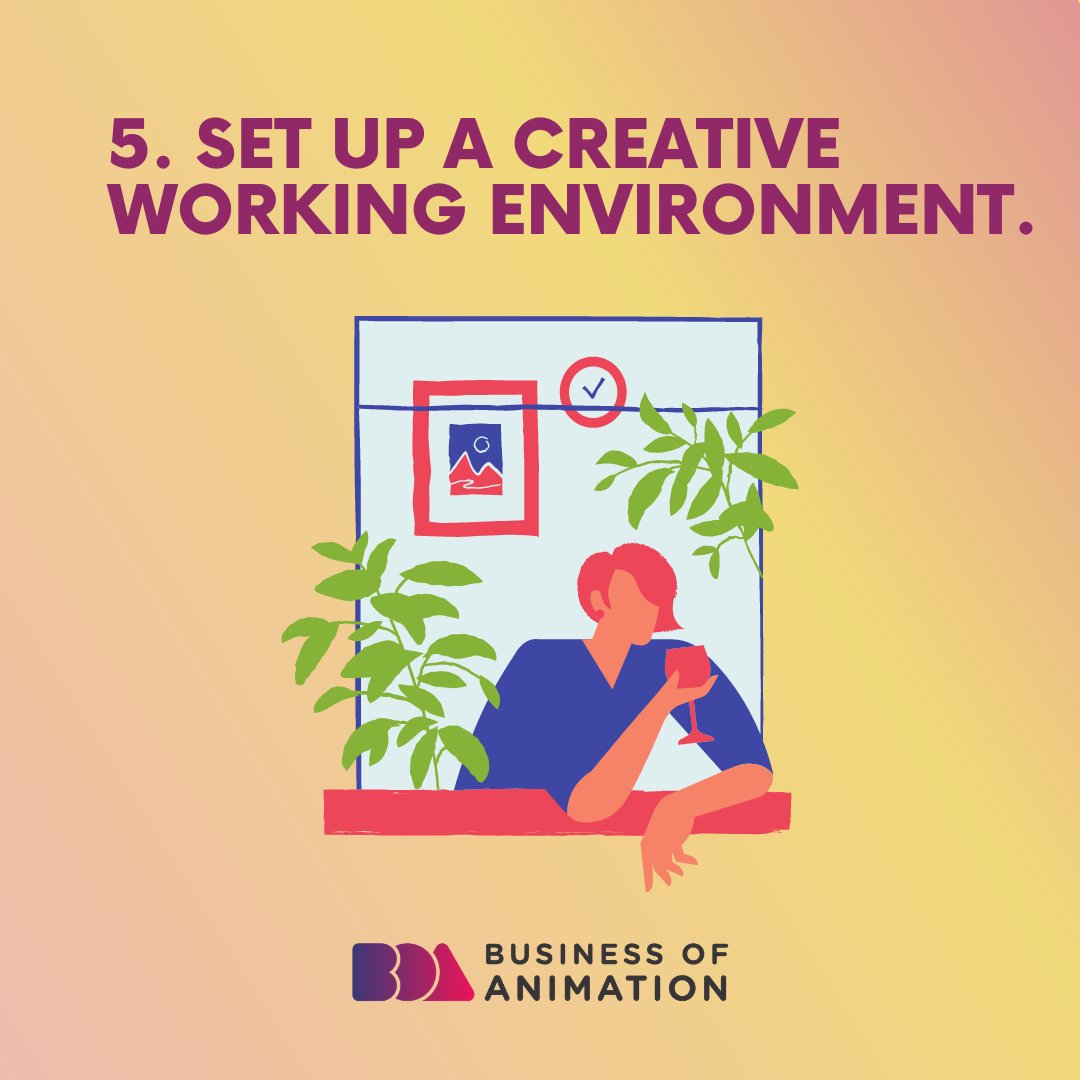 animationbiz's tweet image. 5. Set up a creative working environment.
6. Watch videos, films, or movies.
7. Listen to music or podcasts.
8. Go outdoors and surround yourself with good company.

#AnimationBusinessWorkshop #AnimationBusinessMasterclass #AnimatorsBusinessCareer #AnimationBusinessCareer