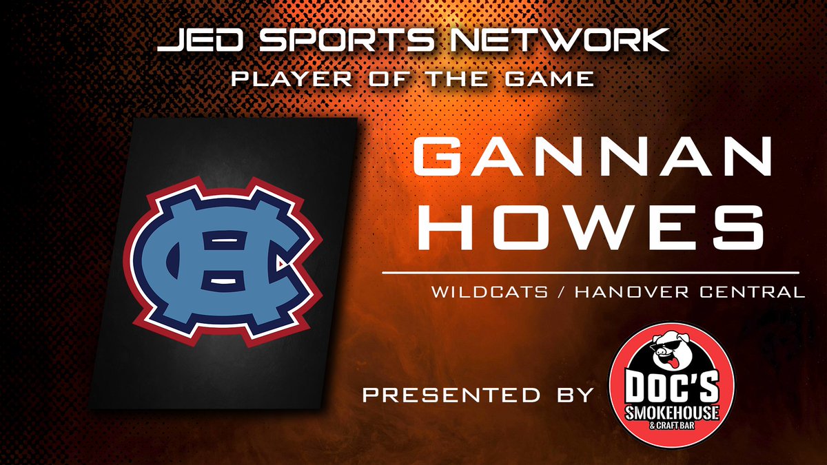 HeartlandSN's tweet photo. Gannan Howes is our DOC's Smokehouse "Player of the Game" for his performance in Hanover Central's 37-0 victory over Hammond Morton tonight. https://t.co/RH5RtwG36p