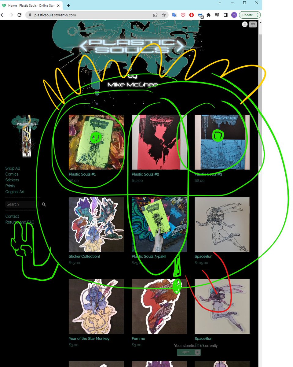 mm_mmm's tweet photo. New books are finally up in the store. Link in bio, ofc. HMU! #plasticsouls https://t.co/GU3V2gYNSq
