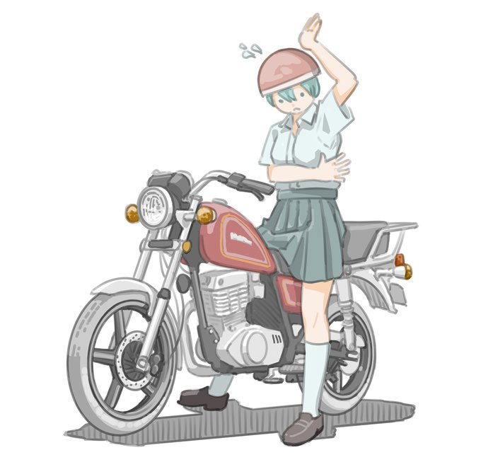 バイクイラストのtwitterイラスト検索結果