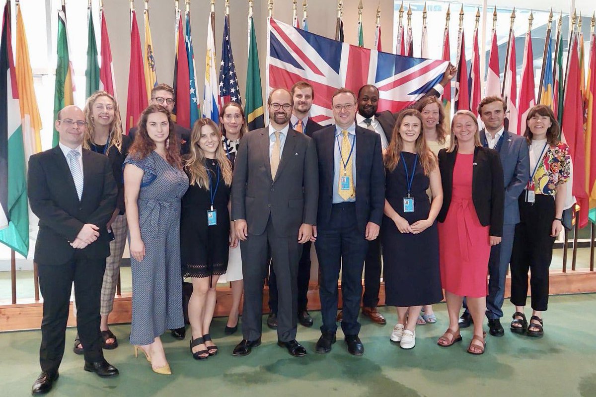 AidanLiddle's tweet image. Proud to lead this amazing group of people who made up the UK delegation at the 2022 #NPTRevCon. Thank you to all of you!