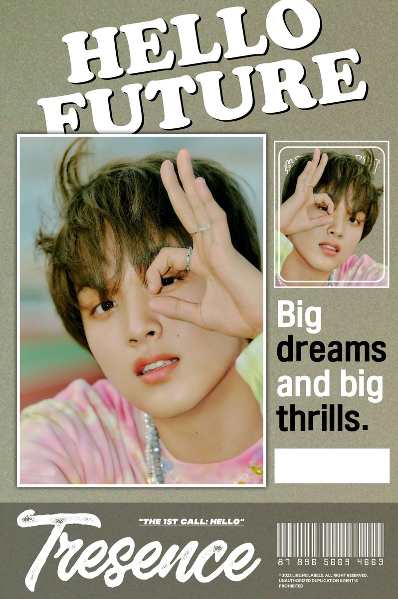 LikeMe_labels's tweet photo. TRESENCE (트레센스)
1st Mini Album
[The 1st Call: Hello Future]

Concept Photos:
[#HAJUN _ #MINGI _ #JUNG_ONE Ver.]

2022.09.09 6PM KST
#TRESENCE #트레센스
#1st_Mini_Album
#The1stCall #Hello_Future https://t.co/K1YkIQ3qZJ