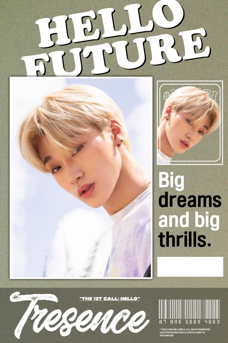 LikeMe_labels's tweet photo. TRESENCE (트레센스)
1st Mini Album
[The 1st Call: Hello Future]

Concept Photos:
[#HAJUN _ #MINGI _ #JUNG_ONE Ver.]

2022.09.09 6PM KST
#TRESENCE #트레센스
#1st_Mini_Album
#The1stCall #Hello_Future https://t.co/K1YkIQ3qZJ