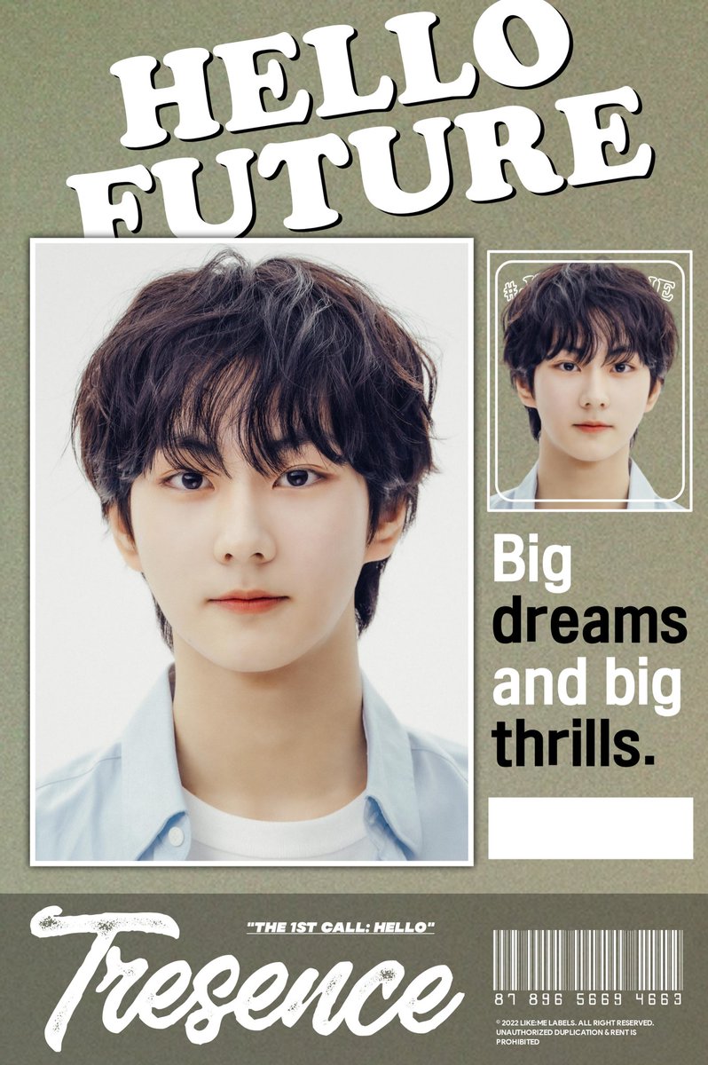 LikeMe_labels's tweet photo. TRESENCE (트레센스)
1st Mini Album
[The 1st Call: Hello Future]

Concept Photos:
[#HAJUN _ #MINGI _ #JUNG_ONE Ver.]

2022.09.09 6PM KST
#TRESENCE #트레센스
#1st_Mini_Album
#The1stCall #Hello_Future https://t.co/K1YkIQ3qZJ