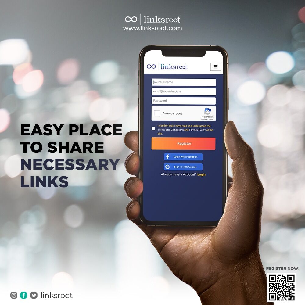 linksroot's tweet photo. Do you know about an easy place to connect your links with the world?
Well, LinksRoot♾️ is a place curating everything under one roof. It's designed to share all your content through an inclusive link.
Just register on LinksRoot to link your content easily.
#linksroot #link https://t.co/Ug8Zrq2LU9