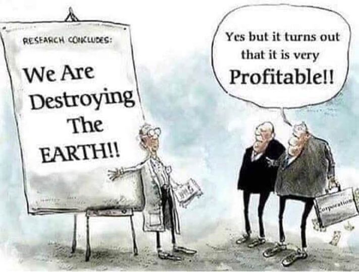 Climate Cartoon For Today: 

#ClimateEmergency #ClimateActionNow #Earth #environmental 
Take ACTIONS to reverse this!