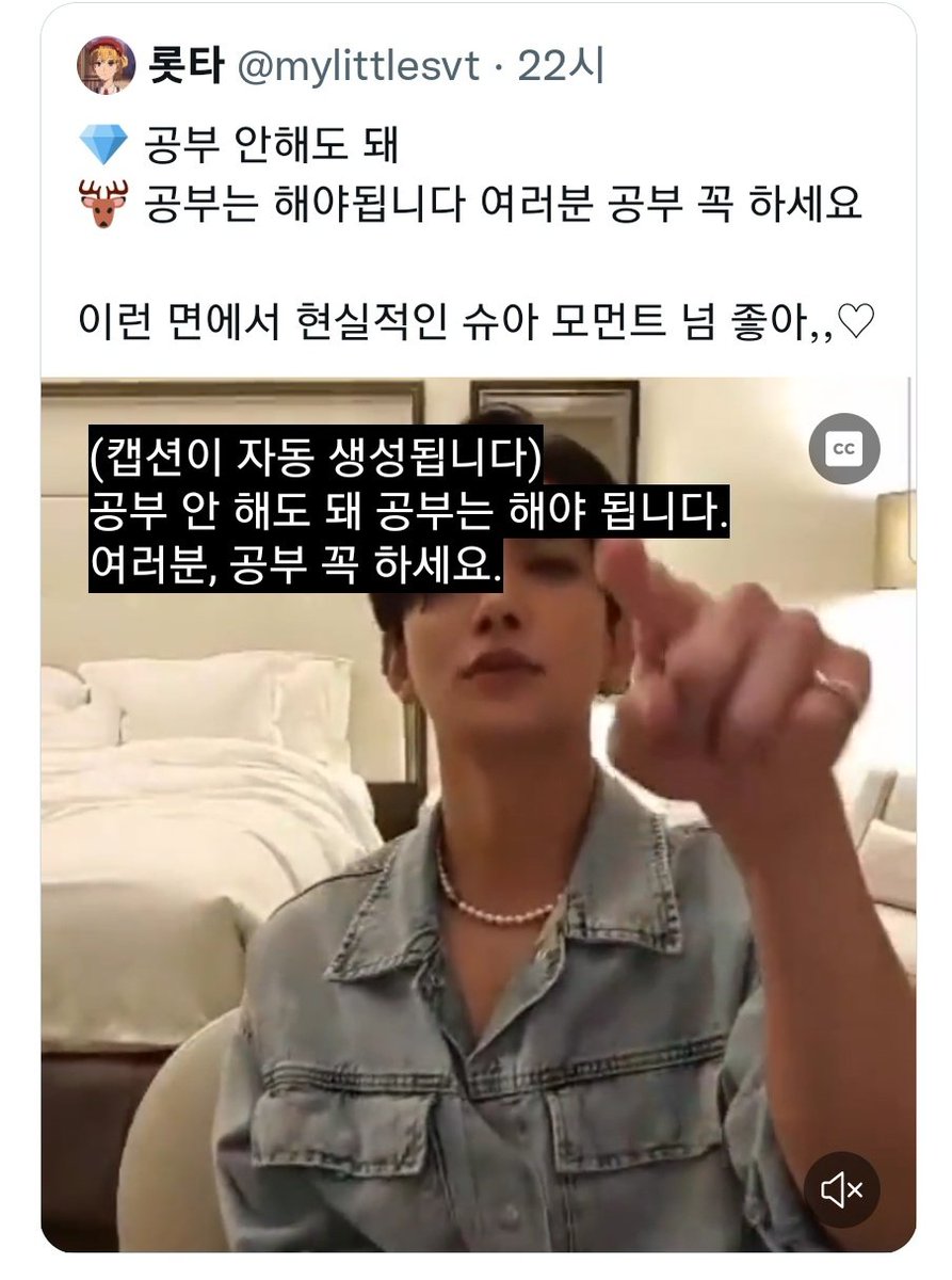 어머 자동캡션 진짜 토씨하나 안 틀리고 생성됐네 슈아 발음짱인가부다