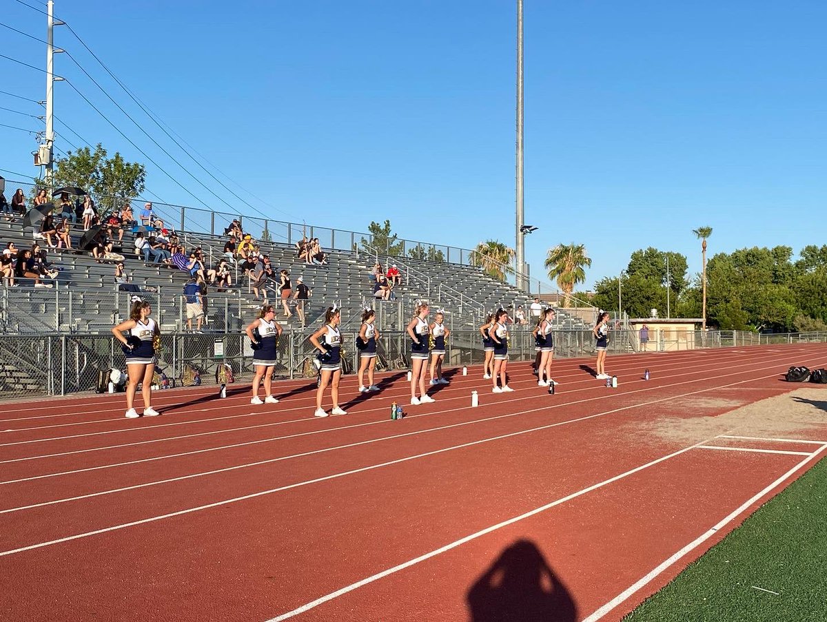 boulder_hs's tweet photo. Cheering the Eagles at first football game.  #bchs41 #bchscheer https://t.co/yD0WbSL4Iv