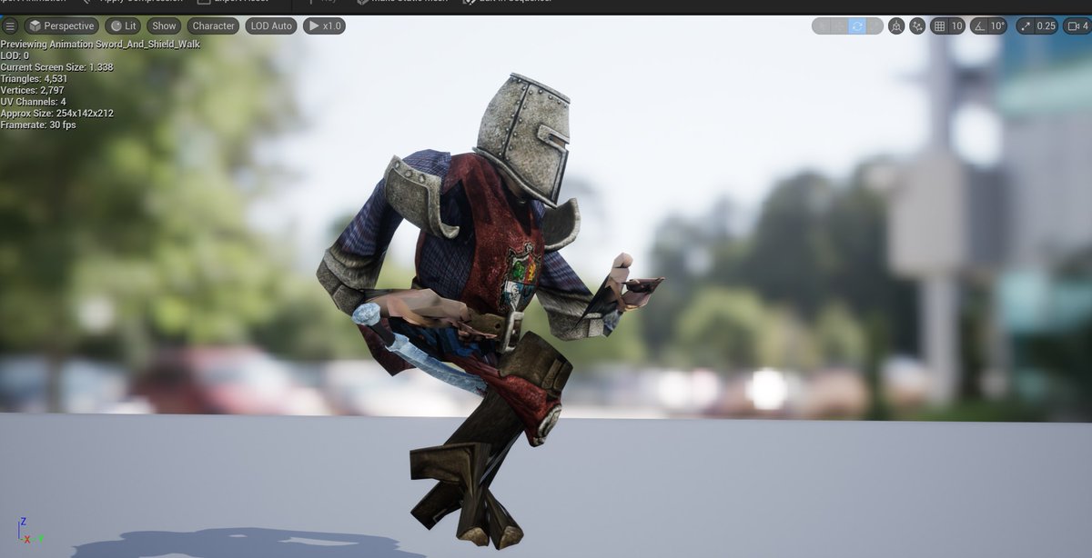 Well, that animation from Mixamo didn't import well 🤣 #chickenlegs