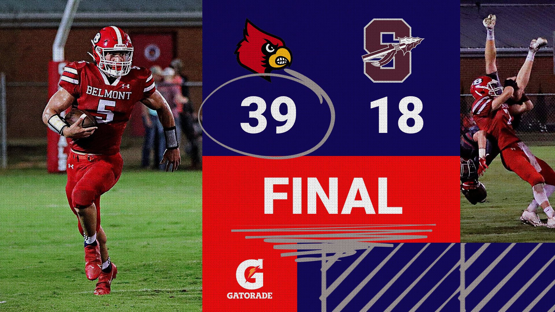 Belmont Athletics Foundation on Twitter "Belmont Football 🏈 takes care of business in season