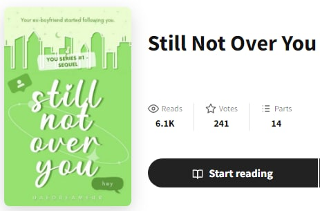 daedreamerr_WP's tweet photo. Part 12 of Still Not Over You is up! 🤍

Happy 6k reads! 🎉🥰 #daedreamerrStillNotOverU

Read it here: https://t.co/BgCNlwdBsP https://t.co/c0Nr1REA7q
