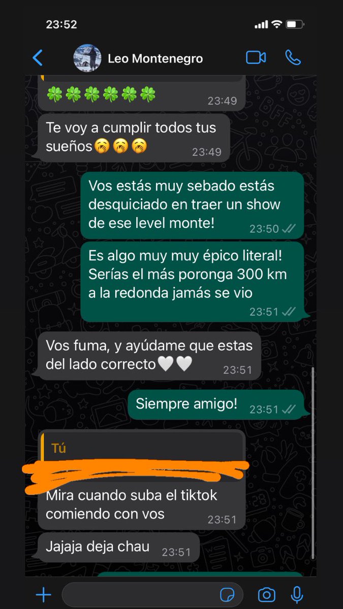 tongas2013's tweet photo. La presión que tengo de saber y ser parte de todas las locuras que quiere hacer Monte lpm! (Siempre me hace caso igual) estás muy loco amigo 🤯 https://t.co/q5f4WQ0Cxb