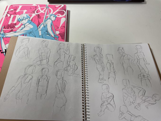 模写2日目
今日はひたすらポーズ練習 