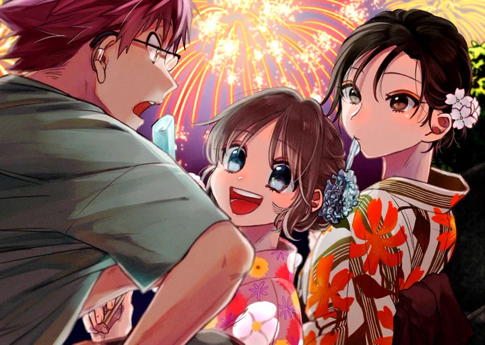 もう8月も下旬ですが、去年やったスパイラルwebイベントのカレンダー企画に8月担当で参加させていただいてたのでイラスト再掲します!すんごい楽しかったので見て～～～～!!!!!!!! 