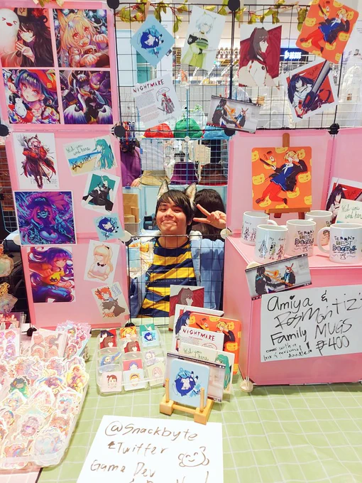 Me and  are here at FanFes (Table 47) @ Circuit Mall Makati!!Will be here till the 28th! 11AM-7PM#FanFes #FanFes2022 
