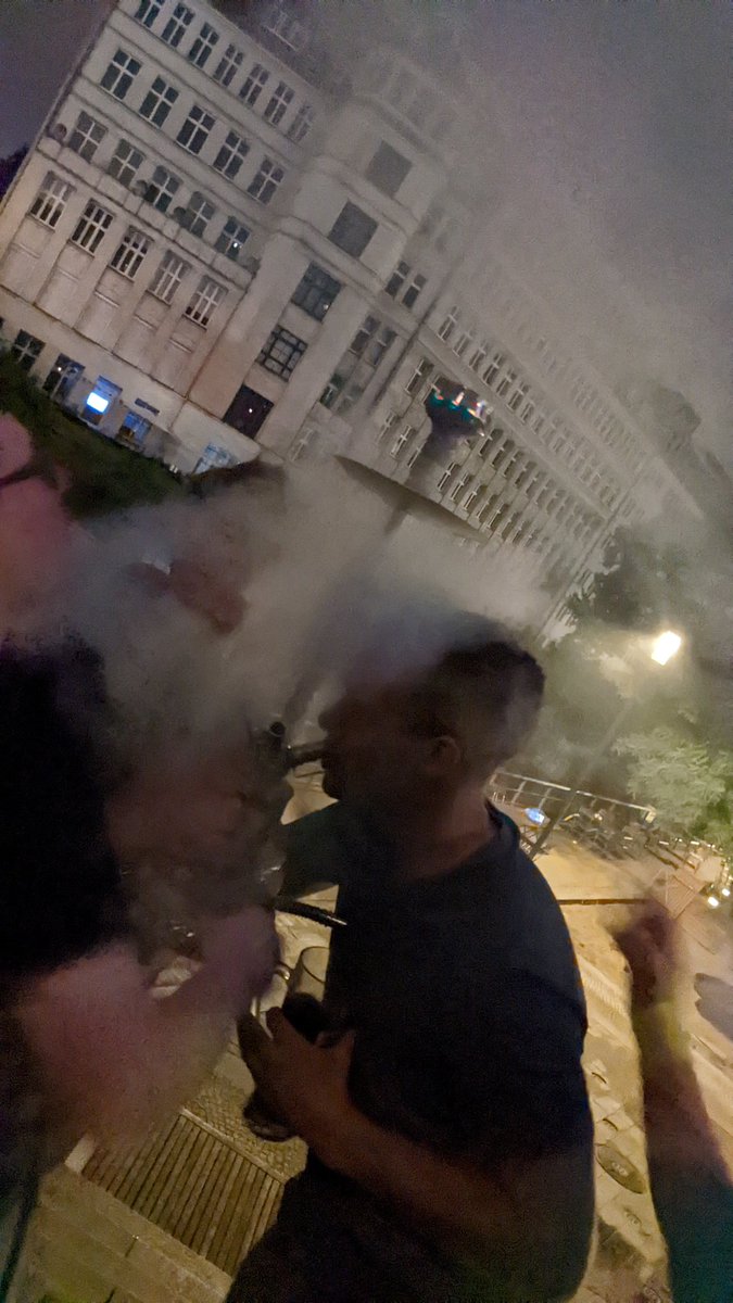 PartyPrat's tweet photo. "it's straight btw" the boys are finishing the hookah after being told by security to pack it up https://t.co/HgmXlaae9l