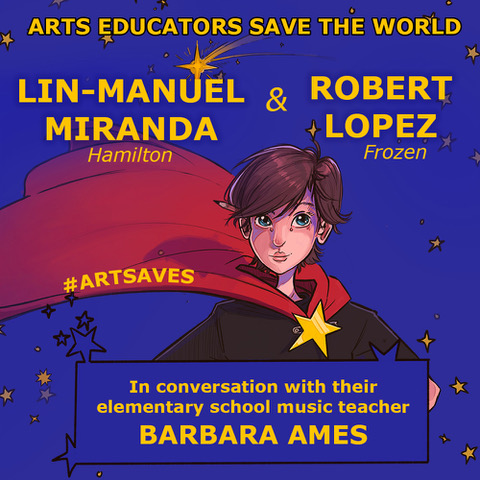 littlestjew's tweet image. The @artseducators podcast is HERE! Please subscribe and download and enjoy the opening episode with me, Robert Lopez, @Lin_Manuel and our amazing teacher, Ms. Ames #artsaves #edutwitter #BackToSchool apple.co/3dxj6x6