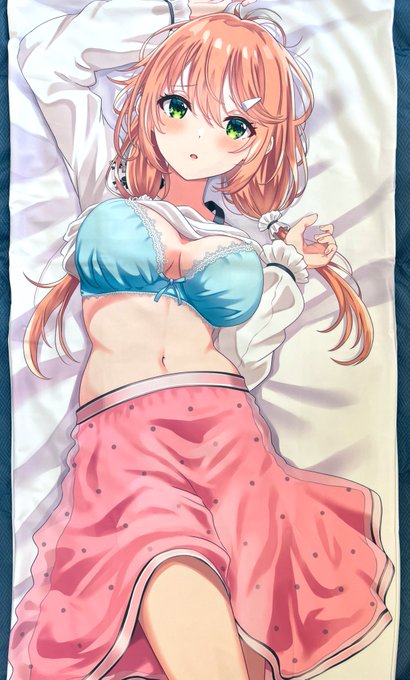 汐里ちゃんの抱き枕カバー届いた...!🐬
#しょにおや 