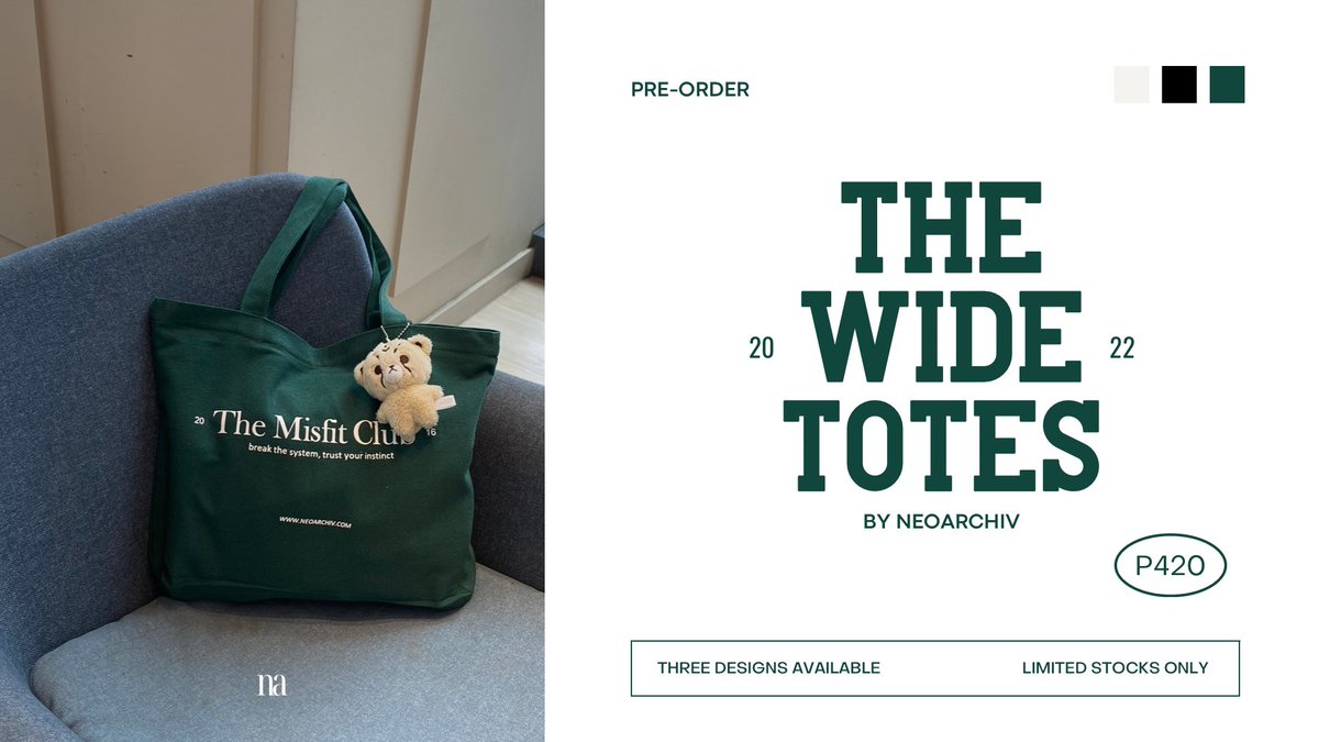 neoarchiv's tweet photo. THE WIDE TOTES .ᐟ 
batch 004 | pre-order

    P420 each
    doo: until stocks last
    dop: 3 days after oc is sent

order form ⦙ https://t.co/gbxNUDoMz3

— more details below https://t.co/13enRhVnw0
