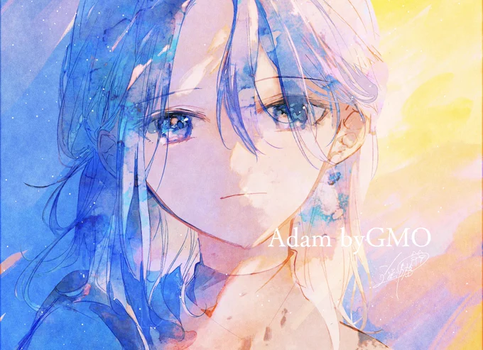 【告知】Adam byGMO公式様( )とのコラボで作品を提供させて頂きました!アイコンにも使用可能なプレゼントになっているのでよろしくお願いします*取得ページ 