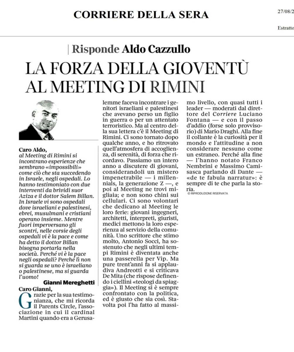 luca_pesenti2's tweet photo. Si, anche io al @MeetingRimini ho visto all'opera una gioventù piena di vita e di passione. In mezzo a tanta disperazione e a fenomeni crescenti di ritiro sociale, autolesionismo, depressione, un fiore di speranza per tutti. https://t.co/HNXFbI950D