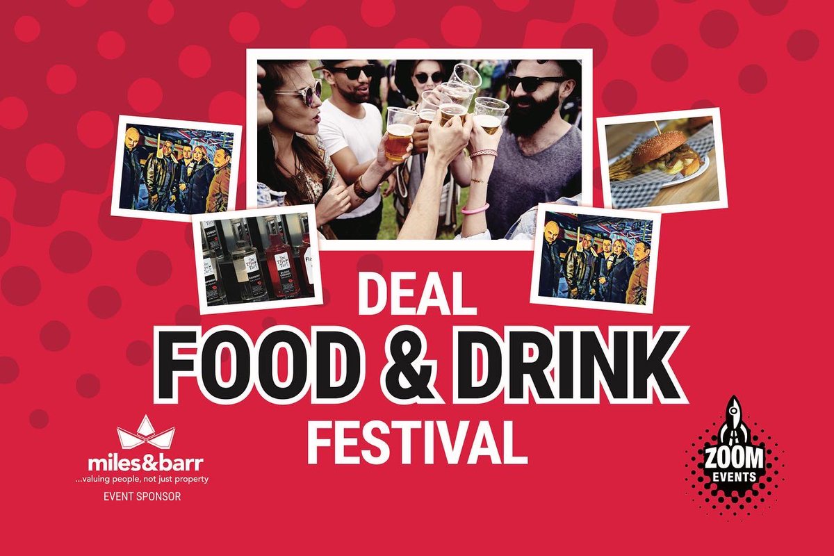 ZoomEventsUK's tweet photo. Deal Food &amp; Drink Festival 🤍

Less than a week away from one of our biggest events of the year 😍

Our live music stage is sponsored by the @milesandbarr this year. A massive thank you for their continued support and work within the community 👏 

#deal #milesandbarr #zoomevents https://t.co/6IwWJovkaC