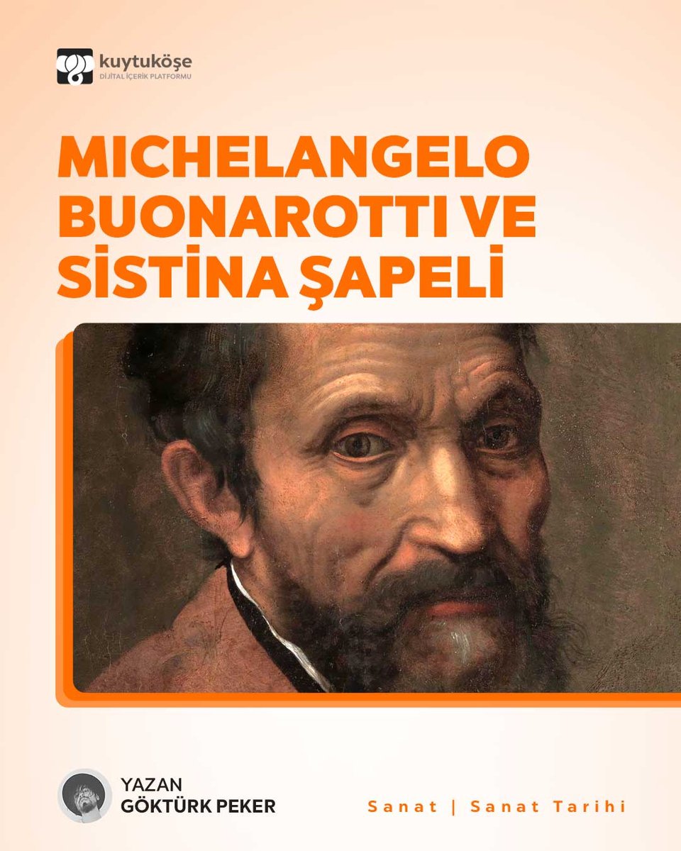 Michelangelo Buonarotti ve Sistina Şapeli • Kuytu Köşe Dergisi 19. sayısında. Şimdi ücretsiz oku! 🐘 

#kuytuköşe #kuytuköşedergisi #kuytucompany #kuytuco #dergi #sanat #sanattarihi