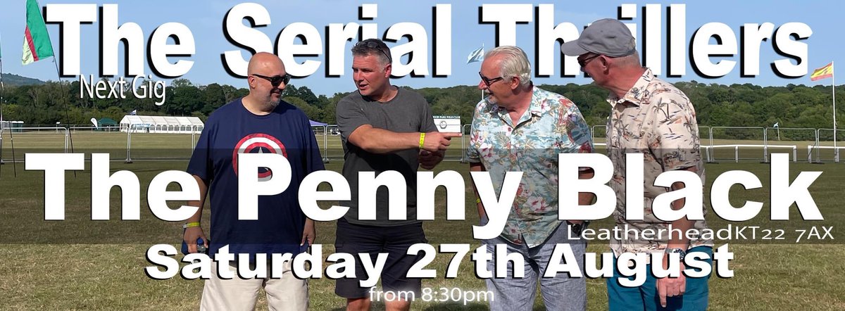 malcolm packer (@malcypacker) on Twitter photo Tonight we <a href="/SerialThrills/">The Serial Thrillers</a> are at <a href="/PubPennyBlack/">The Penny Black</a> #greatmusic #greatpub #greatfood <a href="/LeatherheadLove/">LoveLeatherhead</a> <a href="/visit_lhead/">Visit Leatherhead</a> <a href="/livingkt22/">Leatherhead Living</a> <a href="/Weysider/">Garry Pierrepont</a> <a href="/drummerboy_007/">Chris Friday</a> <a href="/alex7lawrence/">Alex lawrence</a> Tonight we <a href="/SerialThrills/">The Serial Thrillers</a> are at <a href="/PubPennyBlack/">The Penny Black</a> #greatmusic #greatpub #greatfood <a href="/LeatherheadLove/">LoveLeatherhead</a> <a href="/visit_lhead/">Visit Leatherhead</a> <a href="/livingkt22/">Leatherhead Living</a> <a href="/Weysider/">Garry Pierrepont</a> <a href="/drummerboy_007/">Chris Friday</a> <a href="/alex7lawrence/">Alex lawrence</a>