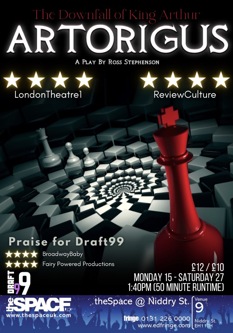 Final performance today! After so many years of planning it’s finally over! #edfringe has been a blast!
