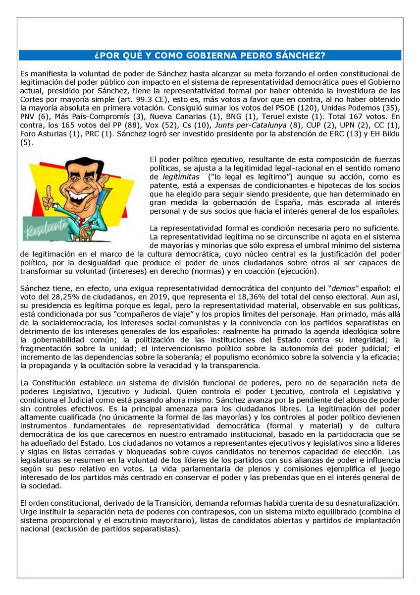 ¿POR QUÉ Y COMO GOBIERNA PEDRO SÁNCHEZ? - VERANO 2022 - laboralpensiones.com/por-que-y-como…