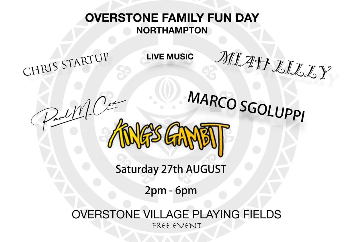Roll up for todays event! #free #northampton #overstone