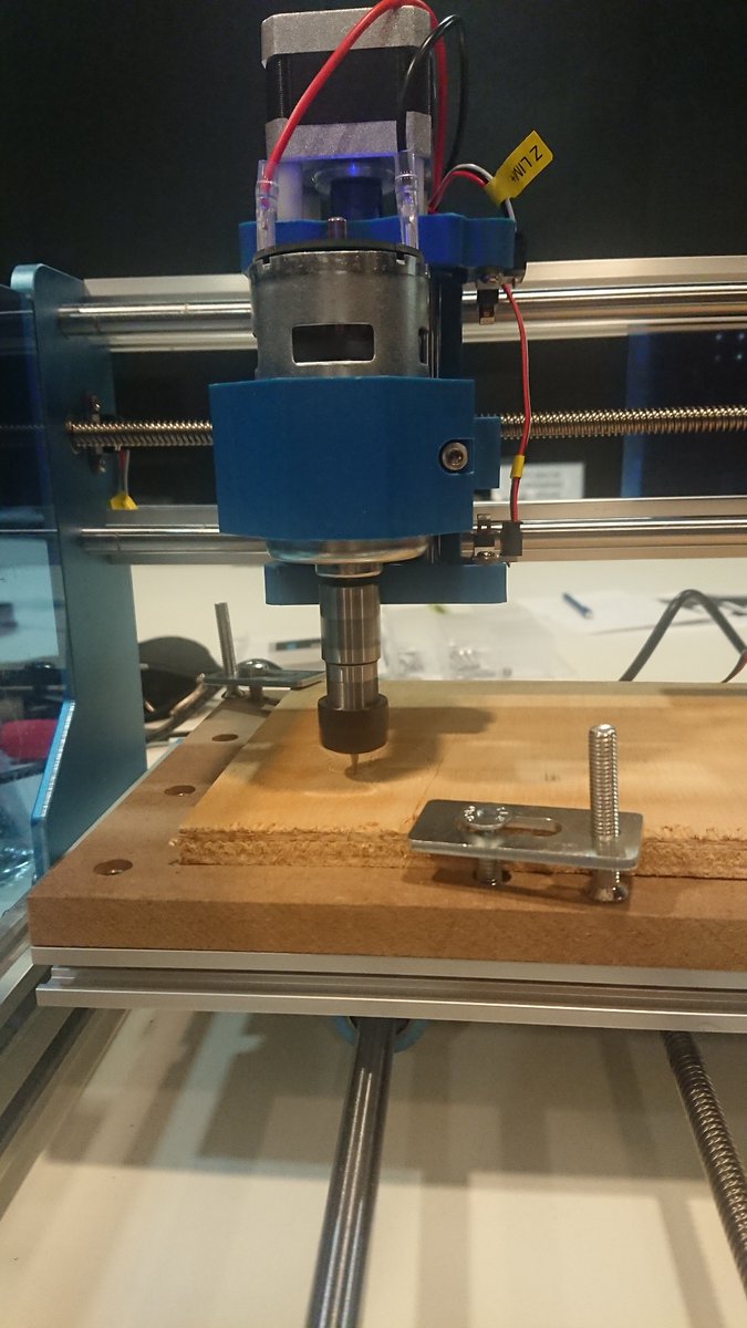 CyrZbib's tweet photo. Ramène ta fraise ! --> Prise en main de la Fraiseuse CNC Genmitsu 3018 Prover https://t.co/DuVee5OKkr  #cnc #fraiseuse #3018prover #genmitsu #fablab https://t.co/J8Ey2YlxYM