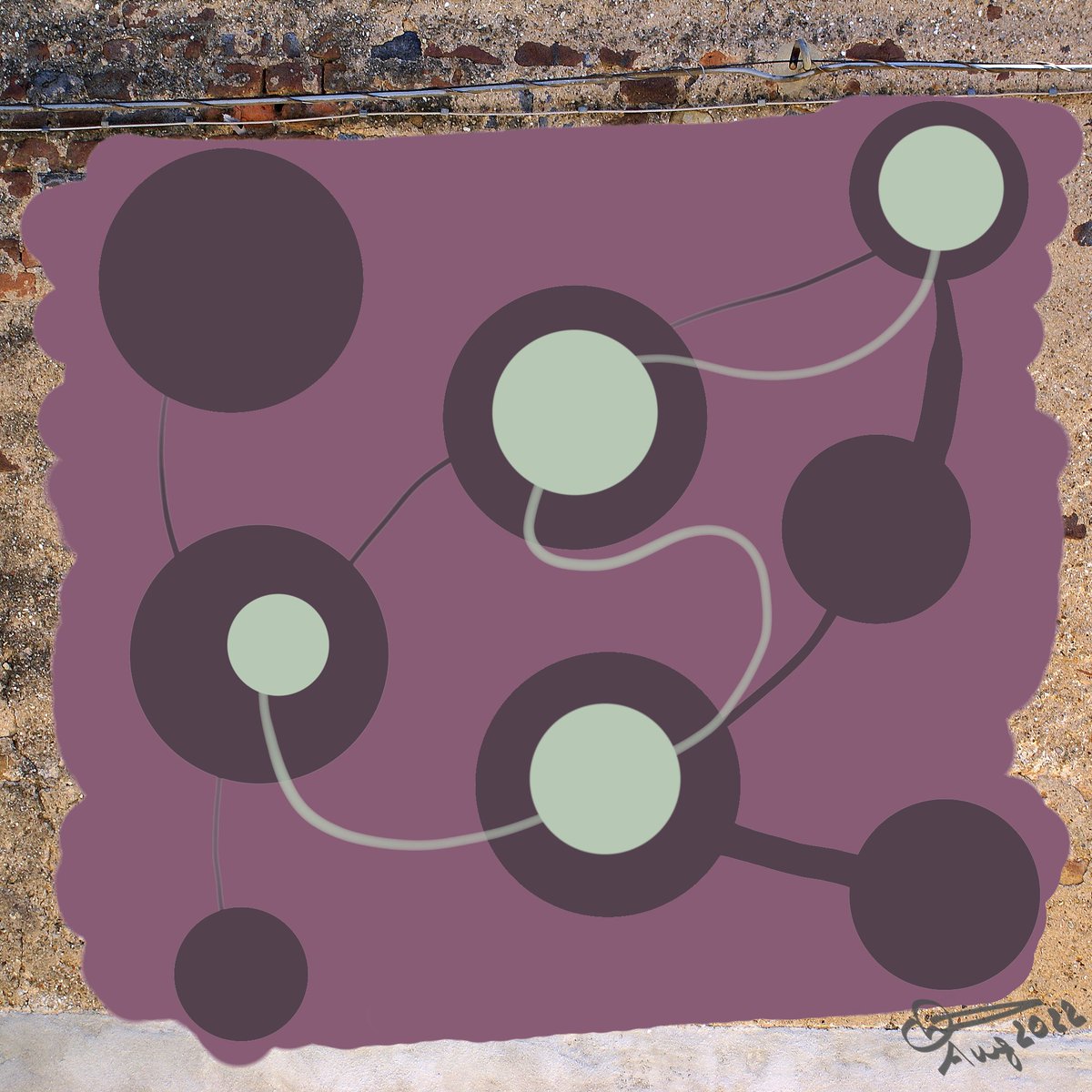 VeryLazyTeam1's tweet photo. @nftchristyy @JasminnNft Scribbled Walls https://t.co/ZT1fC516y6