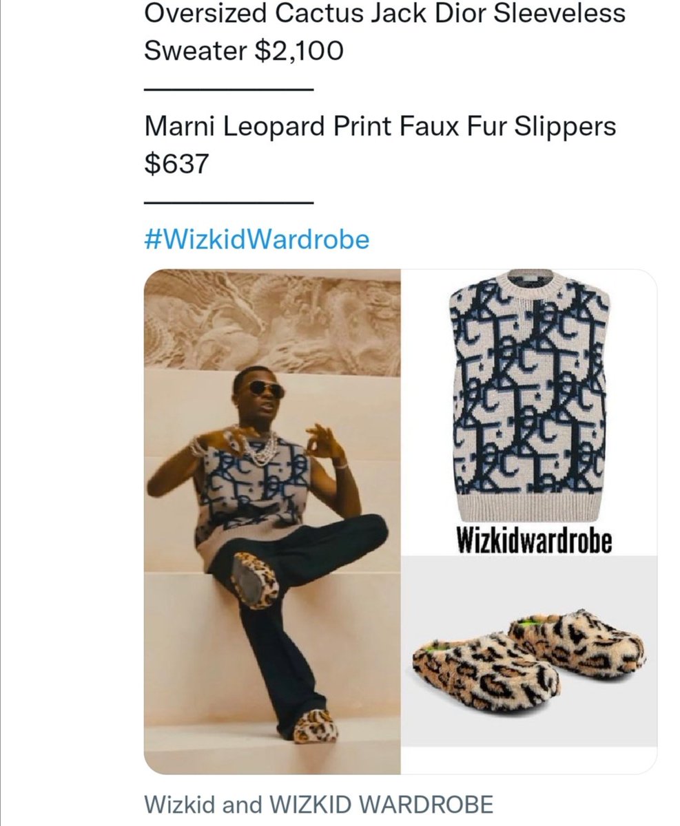 9jafactsonly's tweet photo. Wizkid's wardrobe x style
Machala is sure a power dresser. https://t.co/m9gs1LJE3v