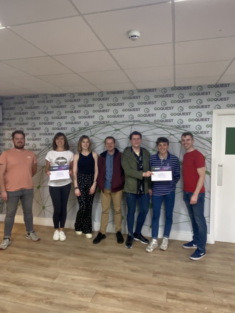 Great lab day out yesterday ⁦<a href="/goquestdub/">GoQuest</a>⁩ a convincing win by team Superbugs but a valiant effort by  the Staph day out team