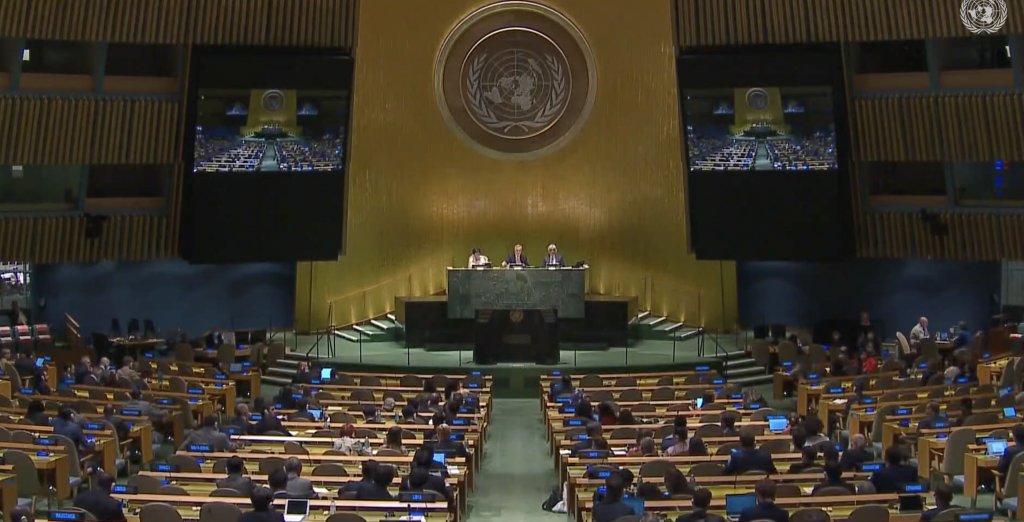 RusEmbSriLanka's tweet photo. #Belousov: The #NPTReview Conference has become a political hostage to those states (🇺🇦&its backers) that have been poisoning discussions with their politicized, biased, groundless and false statements with regard to #Ukraine https://t.co/ZAbN4xjnRf