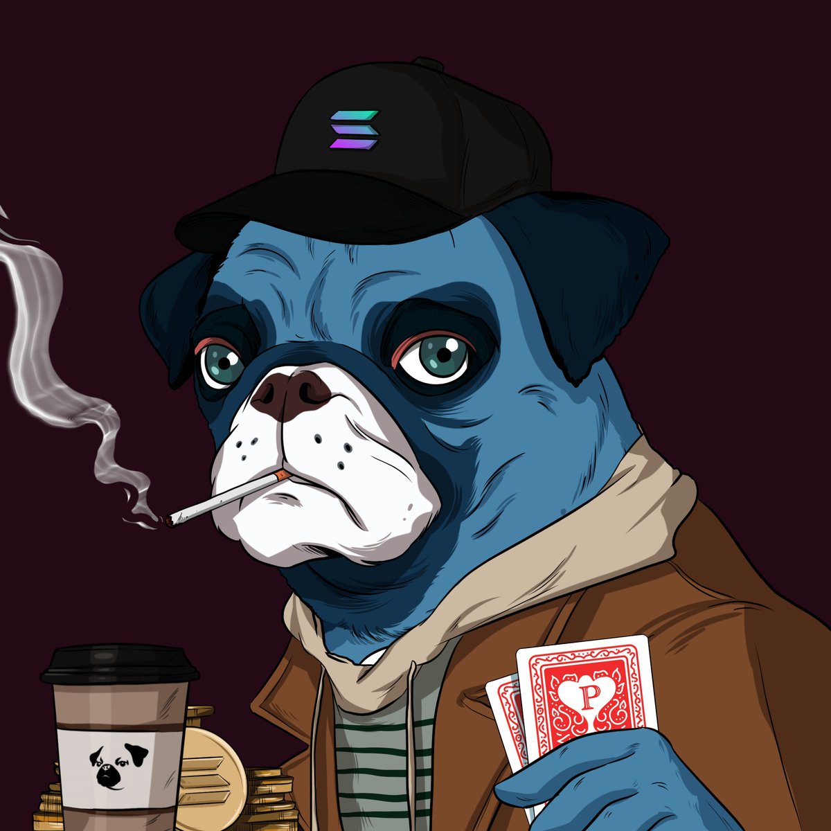 Poker Pugs / FREE MINT tweet media