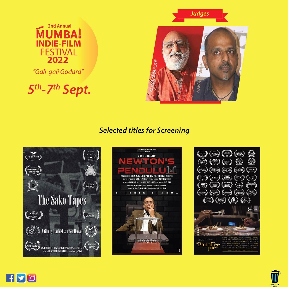 MumbaiIndiefilm's tweet photo. Selected screening list #posters #MumbaiIndiefilmFestival22 #MumbaiIndiefilmSociety https://t.co/lUZQt5tA6k