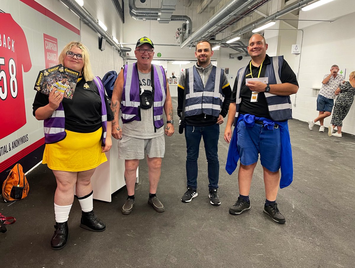 yorkrlfcfound's tweet photo. ๐คฉ We are delighted to see to our #SportingFutures students join the YCK match day volunteer team.
๐ The trio have been learning about the roles involved in a match day over a training course this summer.
๐ Our thanks to @makenoise & @DisSportYorks for making this possible.โ๏ธ https://t.co/D9g7sYC9s8