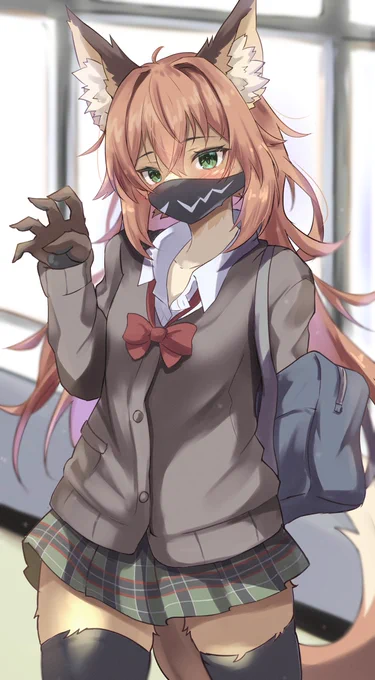 幼馴染ケモJKに毎朝おはがおーされたい人生だった 
