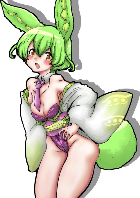 #どんどん土曜日ずんだもん 
今日の和バニーです 