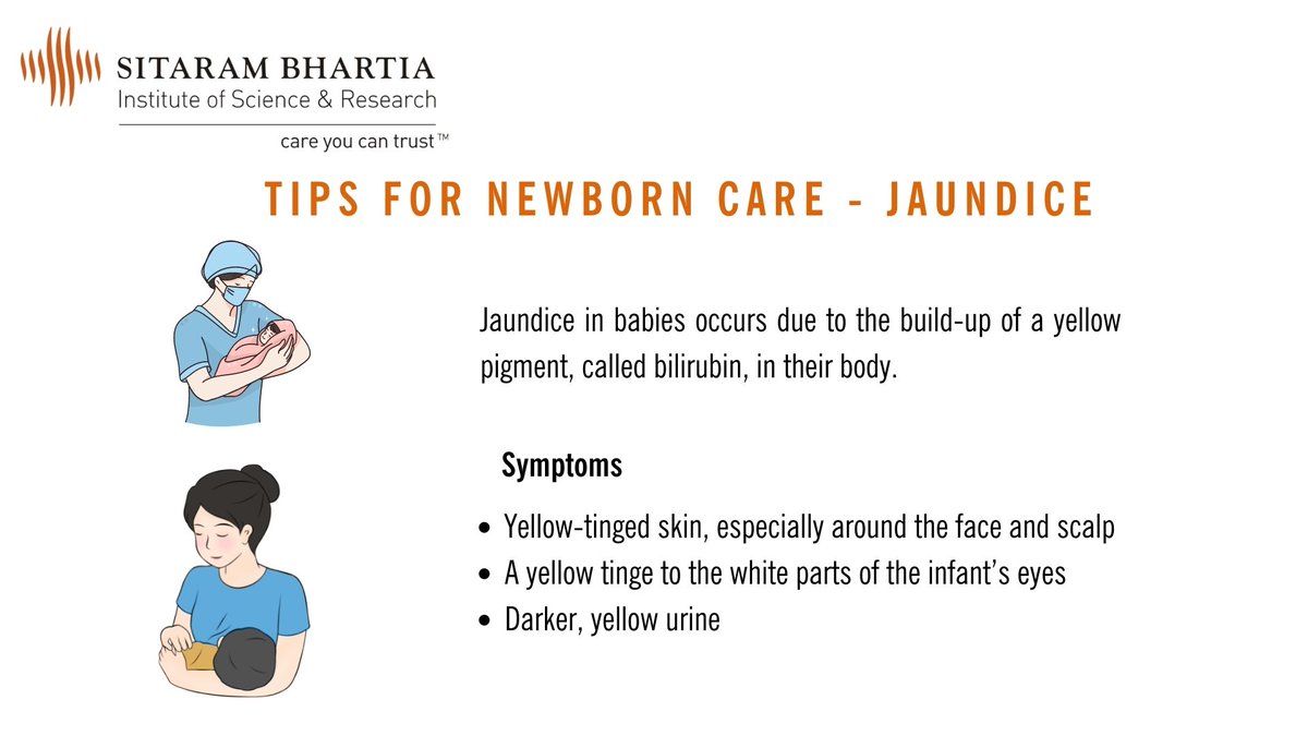 sitarambhartia's tweet photo. Did you know that up to 60-70% babies are diagnosed with neonatal jaundice? Parents often wonder when to worry when it comes to jaundice in babies.
Read the symptoms and treatment options of jaundice in babies.
#saturdaysnippets #jaundice #jaundicesymptoms #jaundicetreatment https://t.co/335WhFouM1