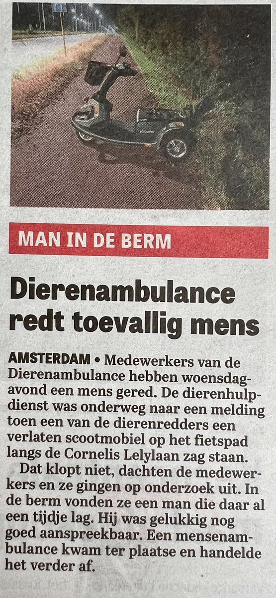 Dierenambulance Amsterdam tweet media