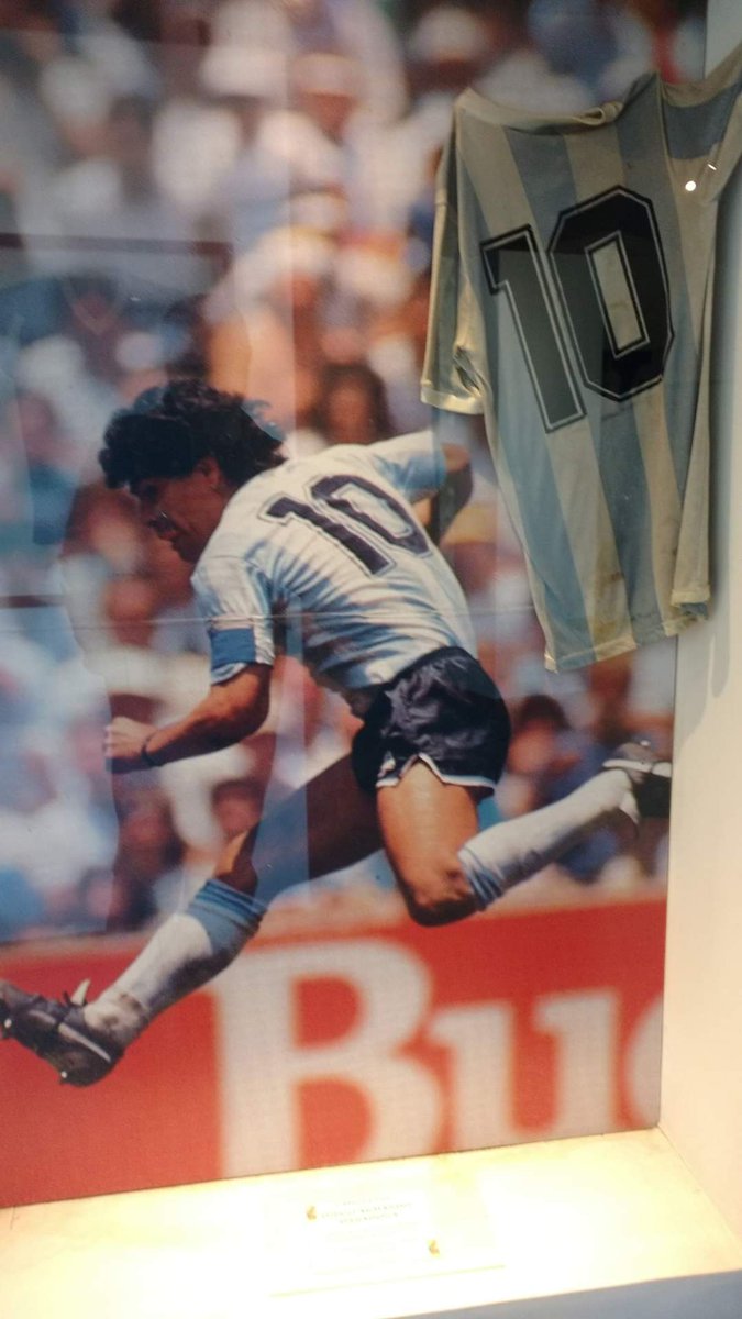 ZiddharthSaxena's tweet photo. The Argentina No 10 shirt worn by one Diego Maradona when they played Uruguay at Montevideo's @estadiocentenario in the 1979 South Amercian Championships
#Aug2016 #onthisday @maradonismo @ElDiegoPics https://t.co/xc3AFeSfpS