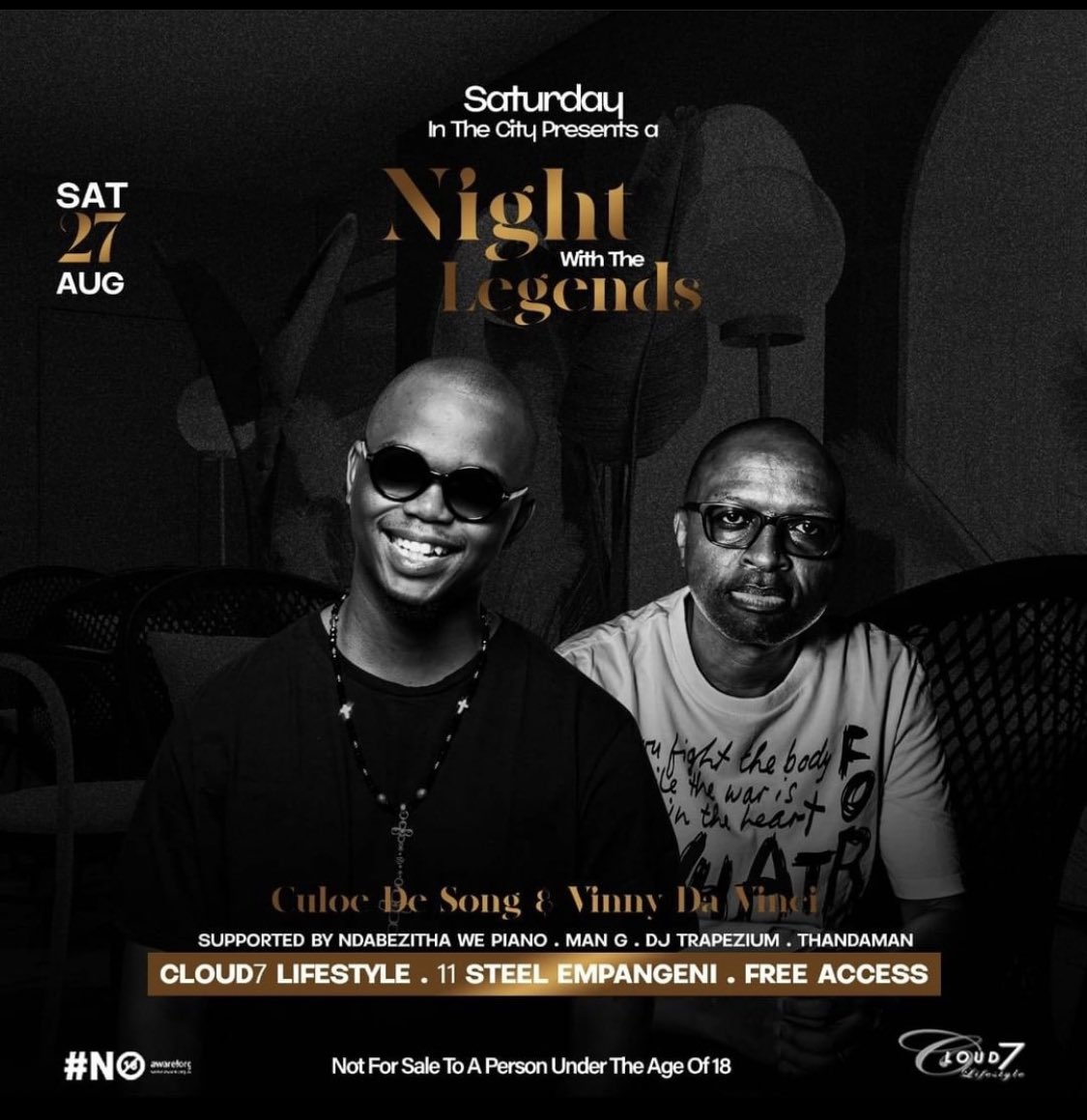 VinnyDaVinci's tweet photo. MY GIG UPDATE!!!
Saturday 27 August 2022
π WHIRLING WHEELS in Durban
π CLOUD 7 LIFESTYLE in Empangeni
Sunday 28 August 2022
π GIDELA LOUNGE in Stanger
π MOJOS CAR WASH & SHISANYAMA in Durban
#DeepInKZN
#WeLoveHouseMusic https://t.co/E7Mehm4BoF