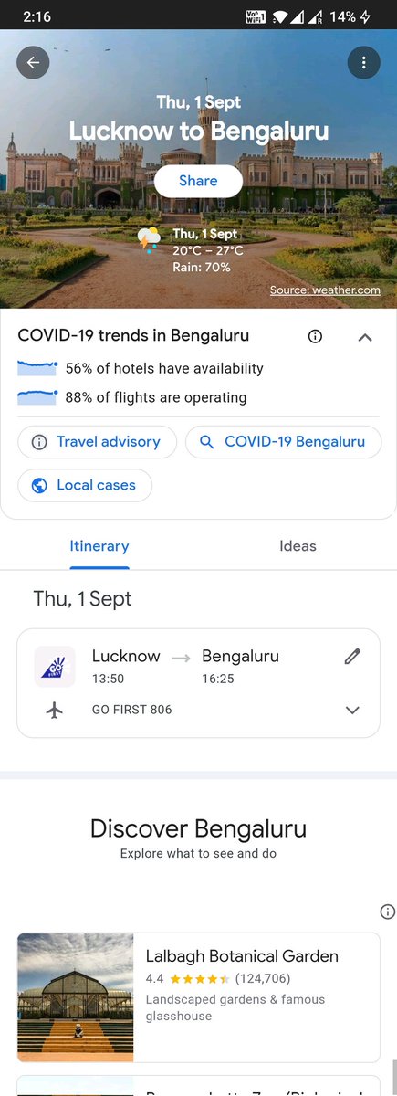 atul05kumar's tweet photo. @GoogleTravel @Google Some date format goof-up going on here. I had booked a flight on 9th Jan (09/01). Google Travel is showing me this flight in my upcoming travel on 1st September (01/09). It's clearly due to date format issue. (MM/DD/YY) vs (DD/MM/YY). Thought to let you know https://t.co/wdkqDu70eF