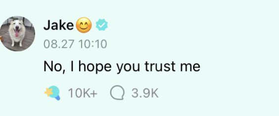 _jellyjake's tweet photo. คำว่า I hope you trust me คือ🥺🥺🥺😭 https://t.co/DUO7tPQ74z