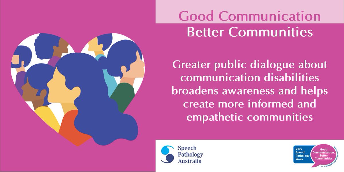 Charlotte_SLPs's tweet photo. It’s nearing the end of Speech Pathology week, but this message of “Good Communication, Better Communities” is for everyday! It makes me excited to join this profession and advocate for a better now and tomorrow 💕💕 #spweek2022 #goshspeech @goshspeechuts @speechpathaus's poster! https://t.co/jOTTPSnPzR