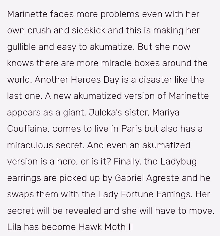introvertlife31's tweet photo. Spoiler Alert🚨🚨
#ladybug #mlbspoilers #catnoir #mlbseason5 
Ladybug will be akumatised??
source: https://t.co/ONIg9moZxP https://t.co/lXODOBY3fG